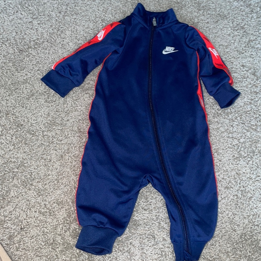 Nike infant one piece track suit